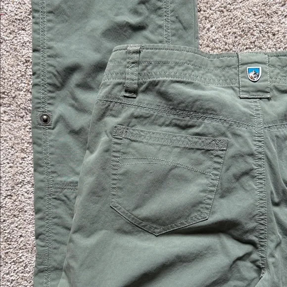 KÜHL Women's Green Trekr™ Capri Pants Hiking Outdoor Gorpcore size 6 - Picture 3 of 16